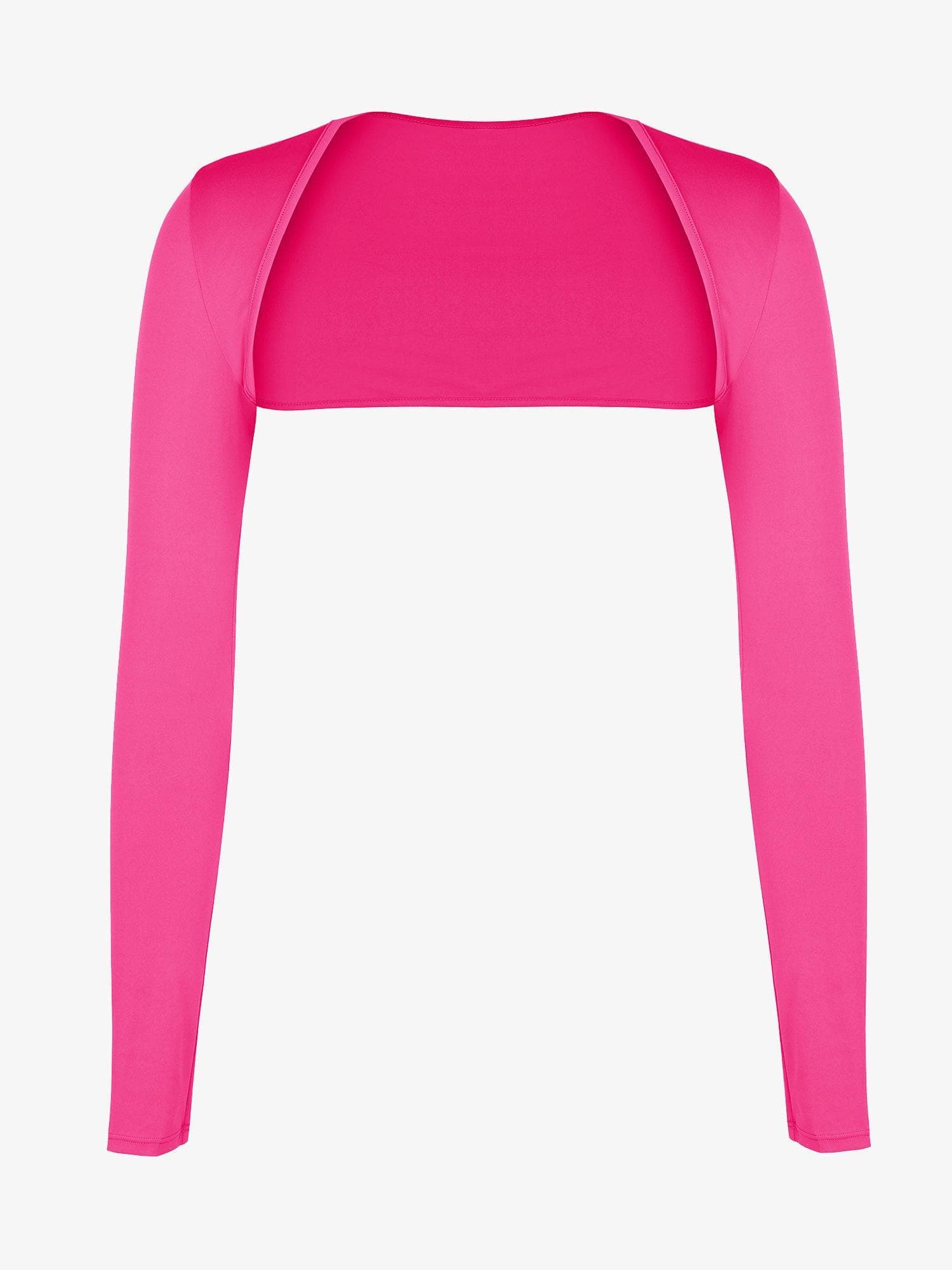 Shapewear Sculpting Midi Tube Dress or Shrug or Set - Long Sleeve Shrug / Pink / M