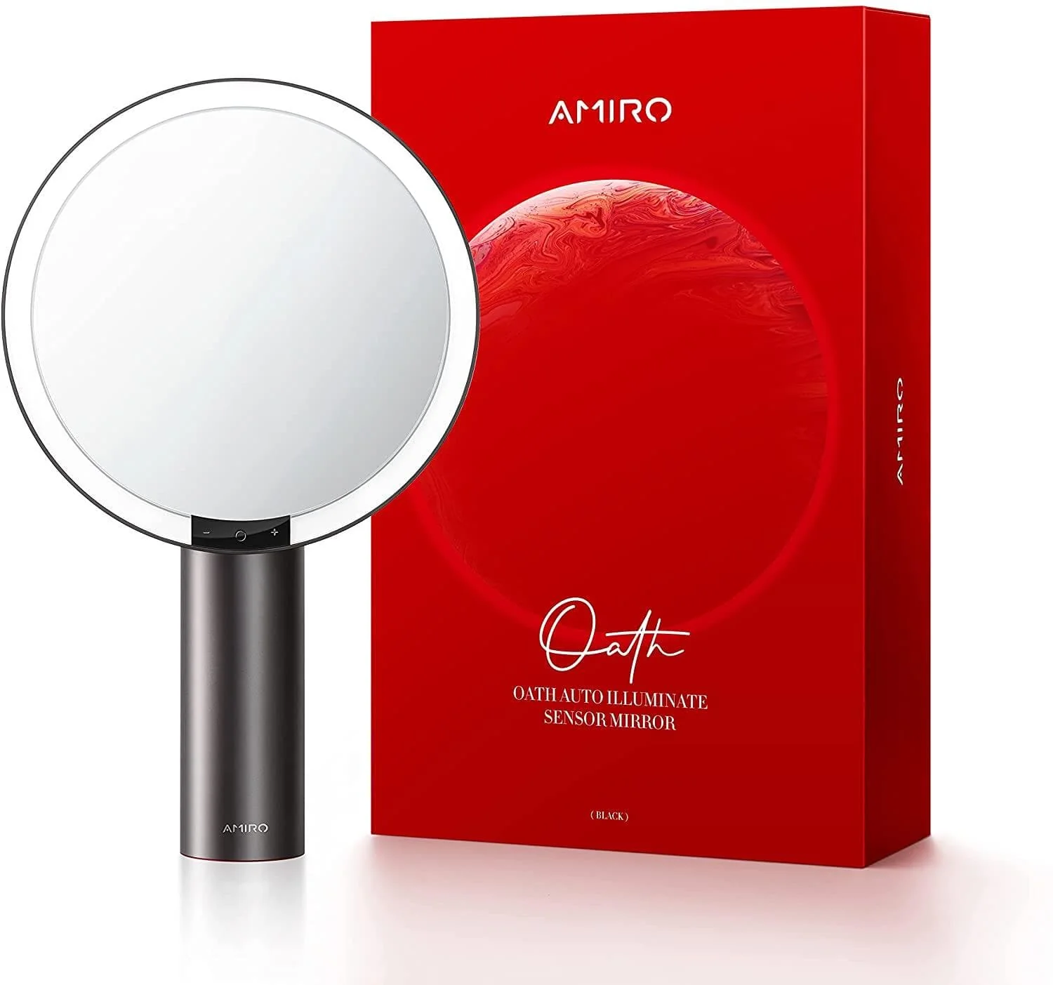 AMIRO O2 LED Vanity Mirror - Black