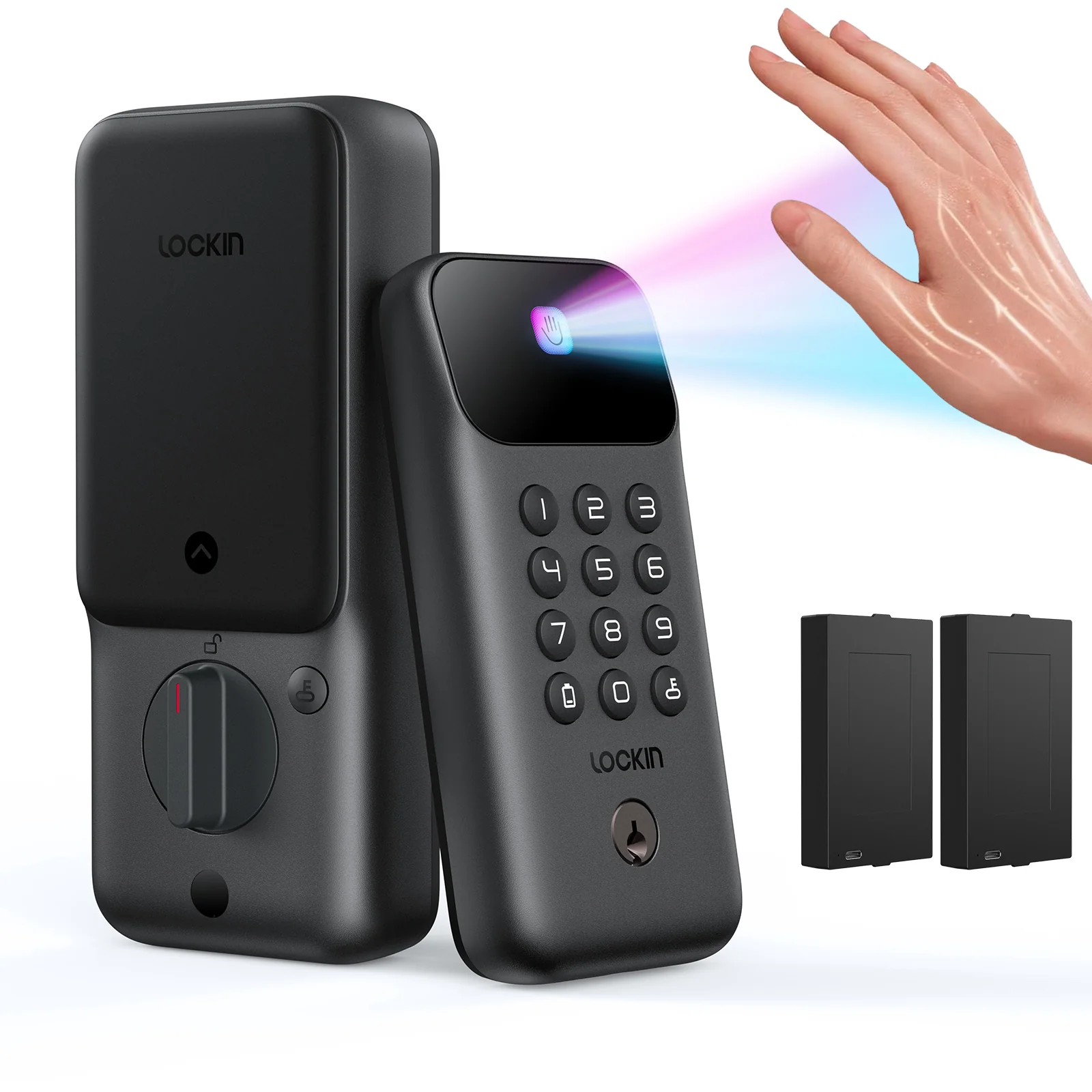 Veno Go Palm Vein Smart Lock - Veno Go Palm Vein Smart Lock + Extra Battery
