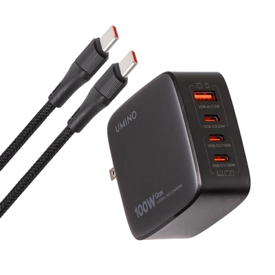 Umino 100W 4-Port GaN Fast Charger - DE warehouse