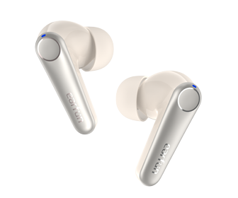 EarFun Air Pro 3 Noise Cancelling Wireless Earbuds, Qualcomm® aptX™ Adaptive Sound, 6 Mics CVC 8.0, Bluetooth 5.3, 45H Playtime, App, White