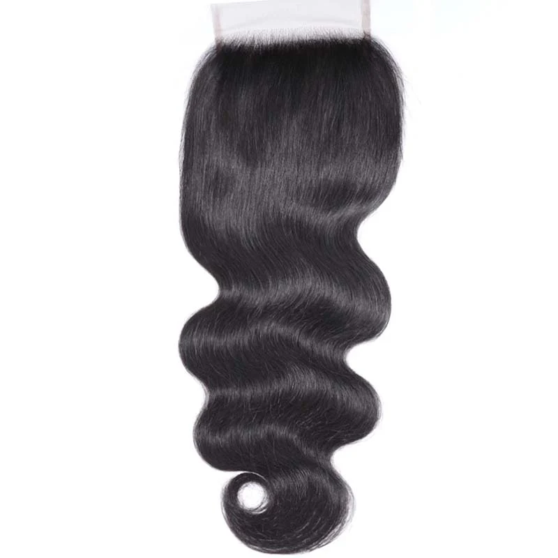 4x4 Lace Closure Straight / Wavy / Curly Human Hair Closures
