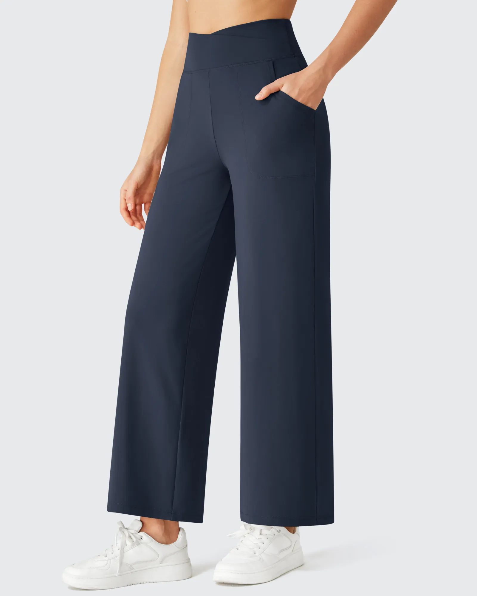 BareFeel High Stretch Ankle Wide Leg Yoga Pants